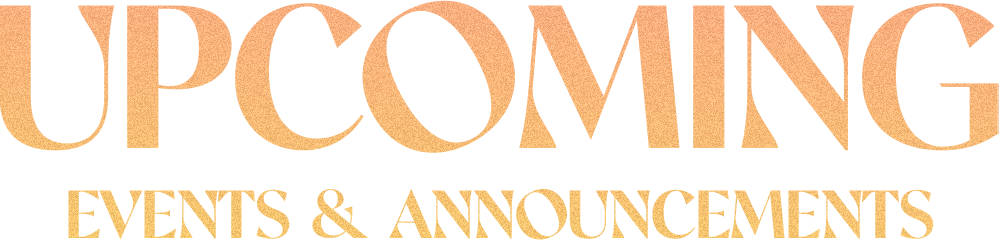 Colourful Summer UpComingEvents Announcements
