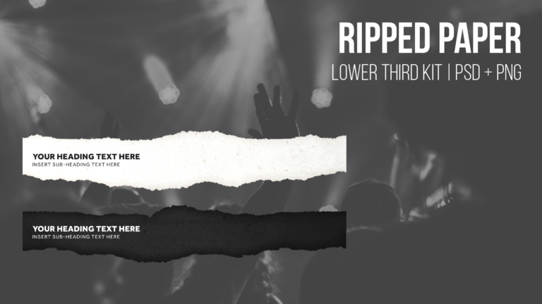 Ripped Paper - Lower Thirds Mega Bundle