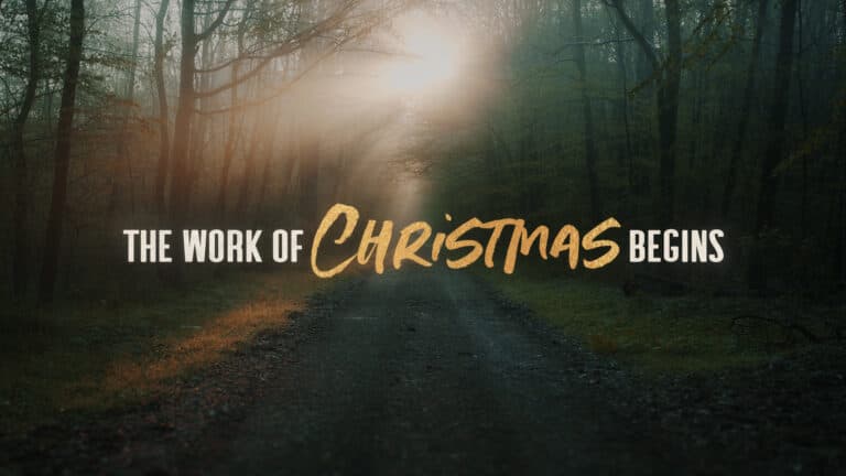 The Work Of Christmas Begins