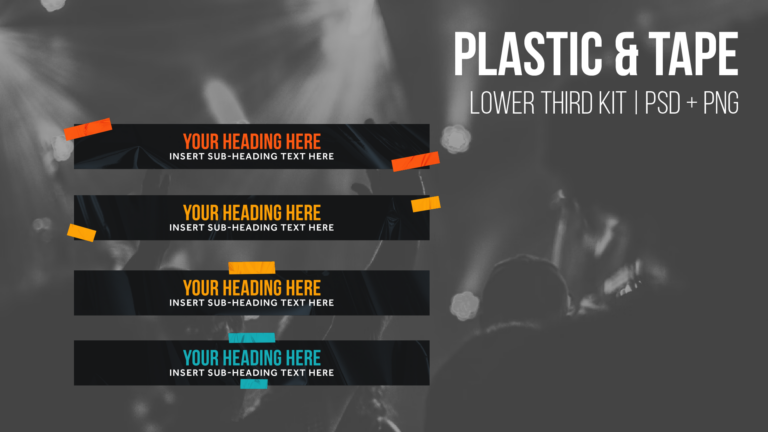 Plastic & Tape - Lower Thirds Mega Bundle