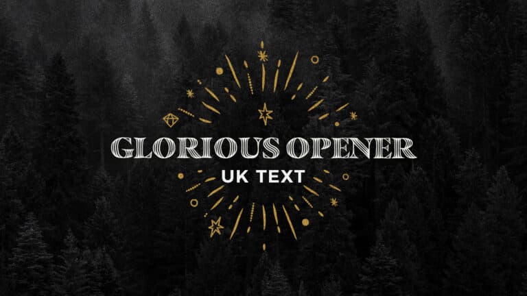 Glorious Opener-UK Text