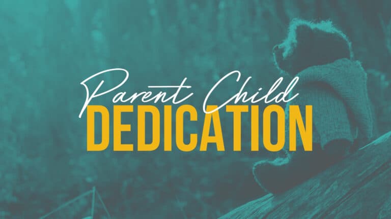 1167 Parent Child Dedication