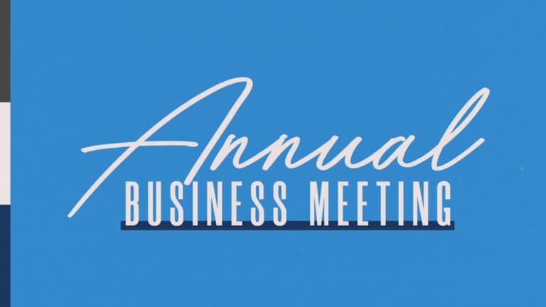 1904 Annual Business Meeting