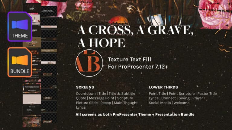Cross Grave Hope ProPresenter Theme
