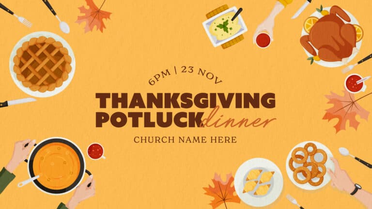 SL0054 Thanksgiving Potluck Dinner