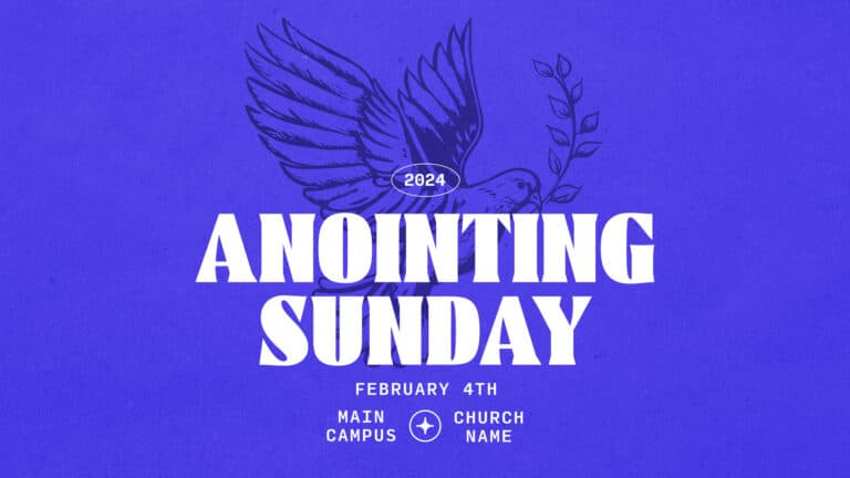 SL0094 Annointing Service