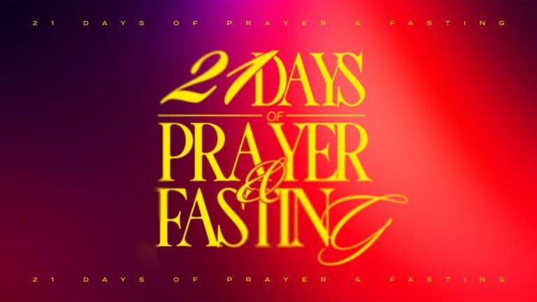 6774 21 Days Of Prayer And Fasting