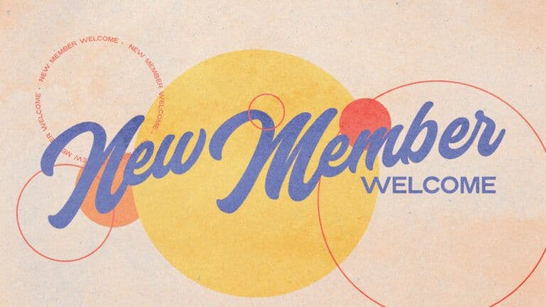 7083 New Member Welcome