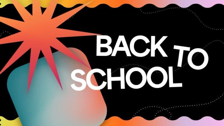 SL0302 Back To School Gradient Shapes