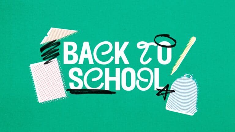 SL0303 Back To School Half Tone Cutouts