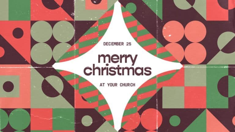 SL0357 Christmas Retro Geometric