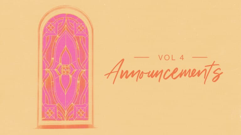 Announcements Vol 4