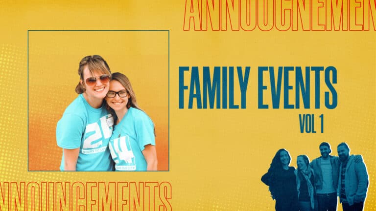 Announcements: Family Events Vol 1