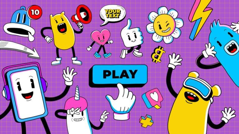 Cartoon Titles and Animations Template