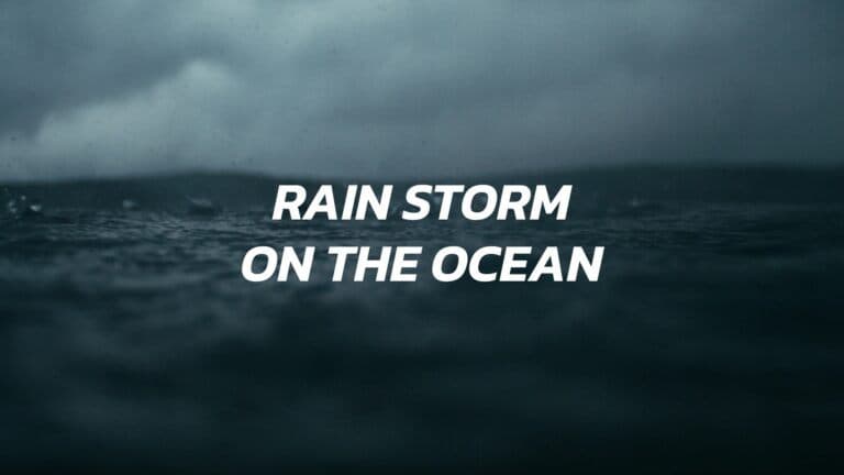 Rain Storm on the Ocean